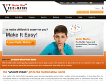 Tablet Screenshot of mastermindvedicmaths.com